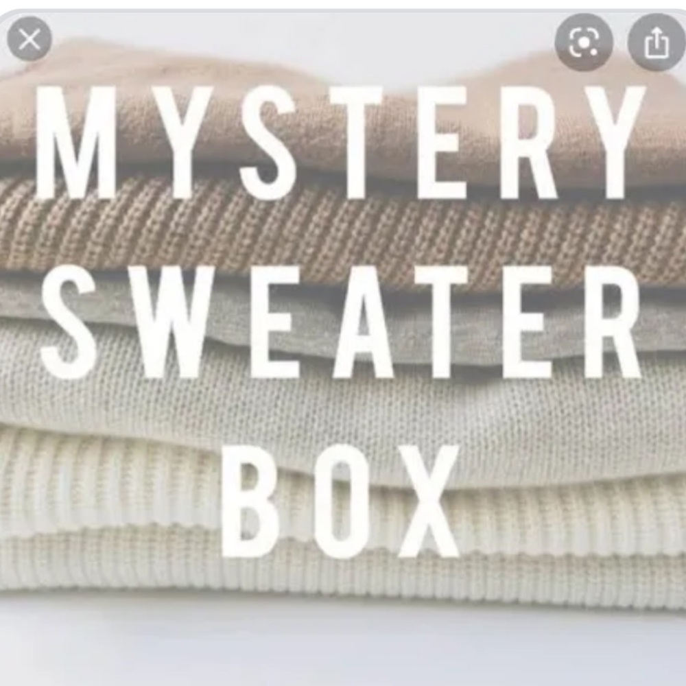10 piece mystery  Women's Sweaters box-